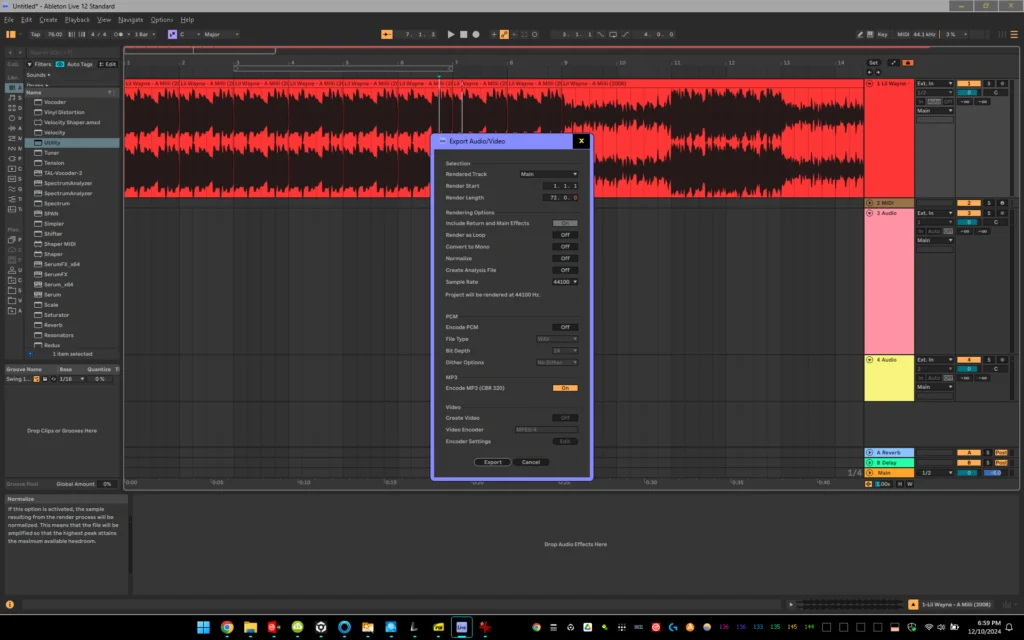 Copy and Paste Bars in Ableton