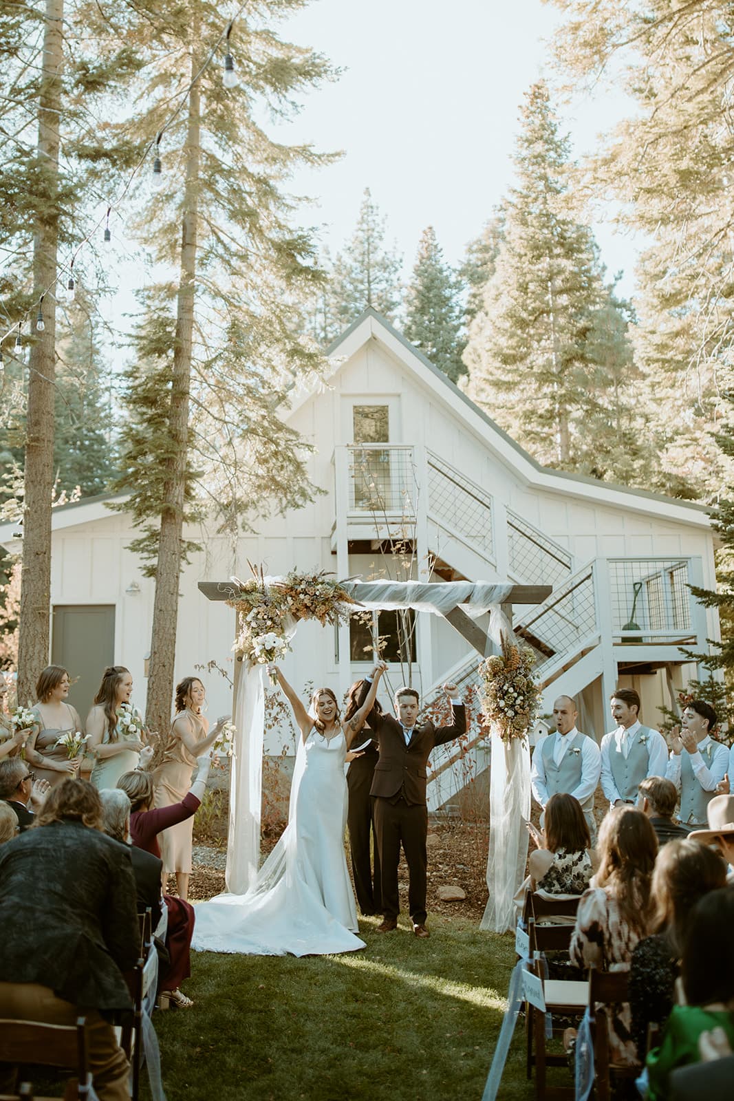 Devin & Emily pronounced husband and wife - DJs In Reno wedding