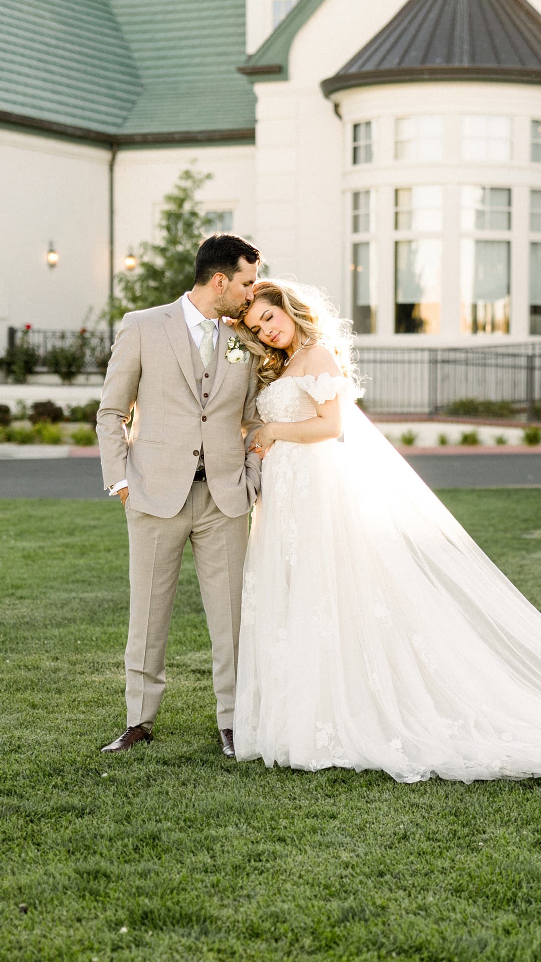DJ Jon performing at an elegant wedding reception at The Club at Rancharrah in Reno, Nevada.
