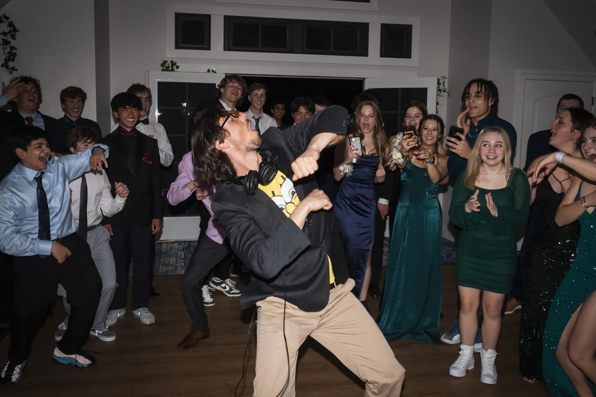 DJ Jon at a Sage Ridge School dance at The Club at Rancharrah